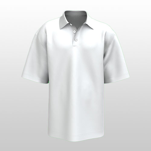 A 3D polo shirt mockup